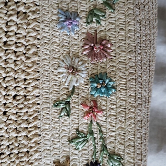 Cappelli straworld embroidered purse - Picture 3 of 16